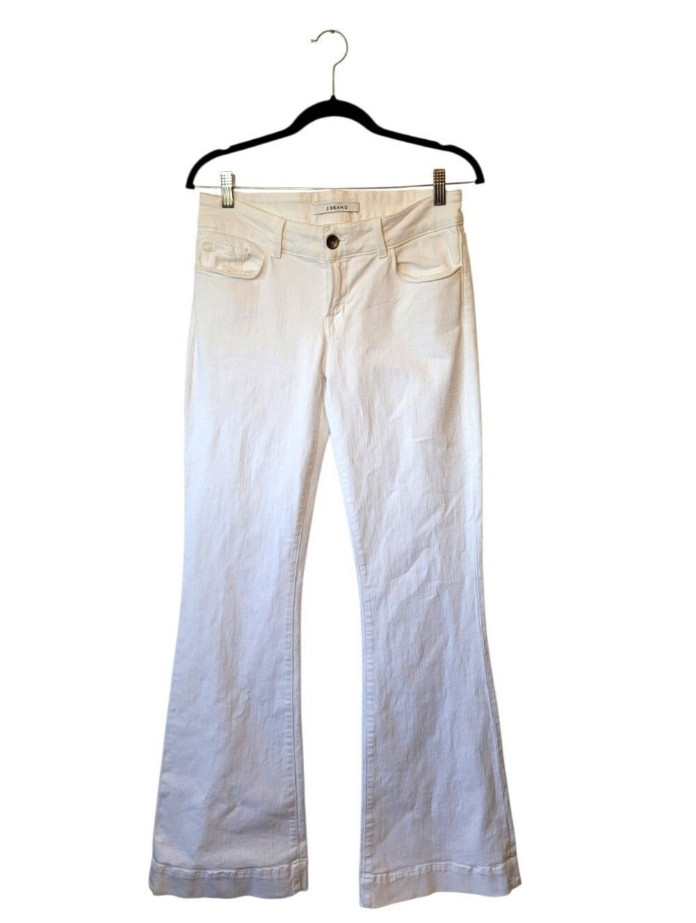 J Brand Love Story Blanc White Low-Rise Jeans Size 30